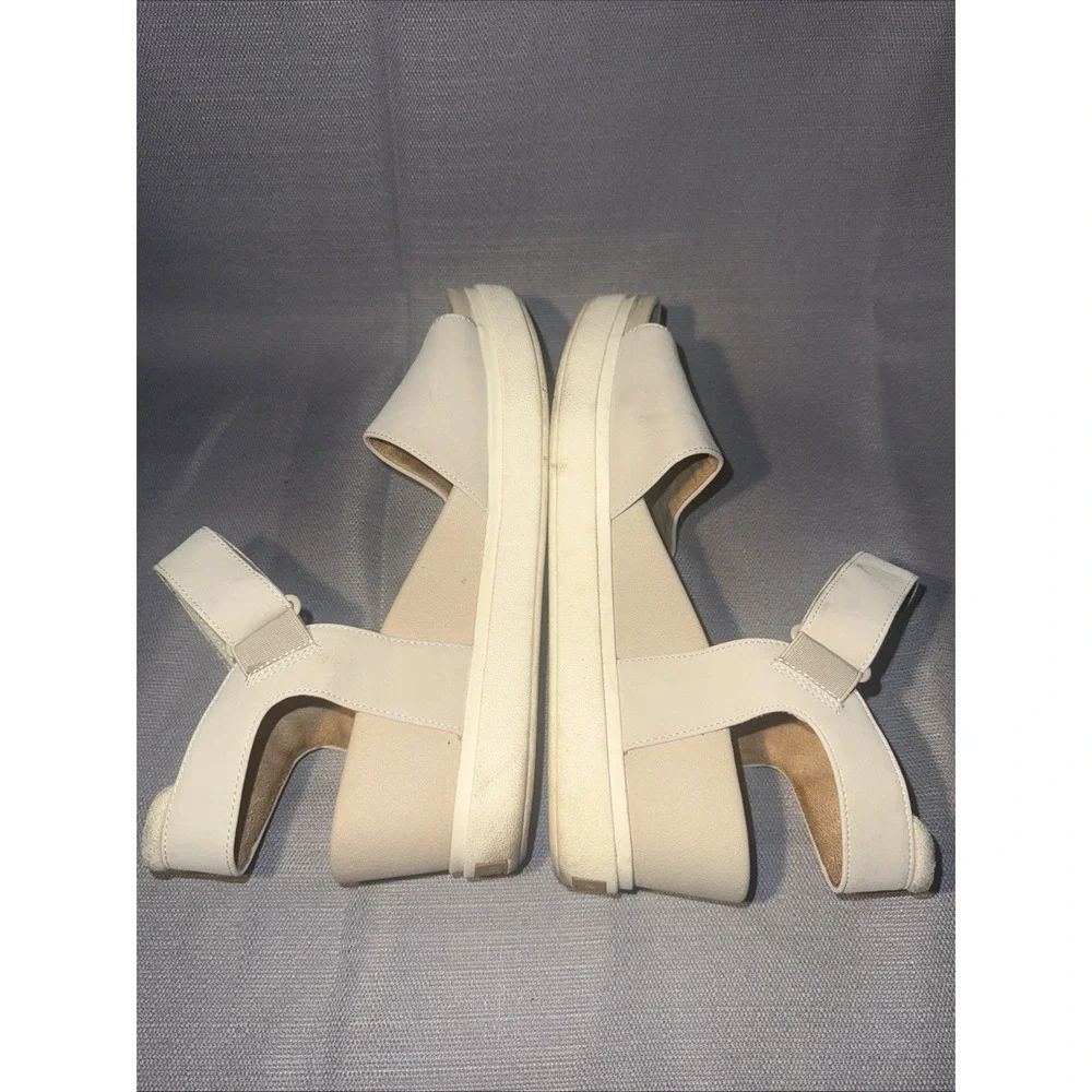 Dr. Scholls Women's SAMM Strappies Sandal Size 9.5 Tan Wedge‎ Heel